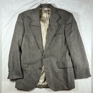 Pendleton 38R Wool Silk Blend Tweed Herringbone Twill Blazer Sport Coat